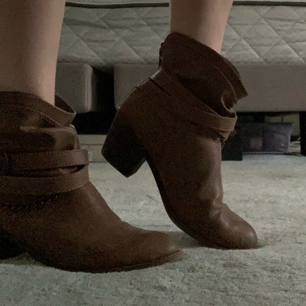 Brown women’s booties